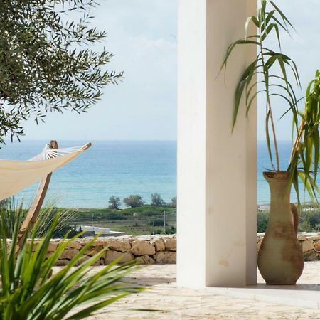 Le Gioie - Villa Macchia Mediterranea - Splendida Villa Vista Mare Immersa Nel Verde Torre Pali Ngoại thất bức ảnh