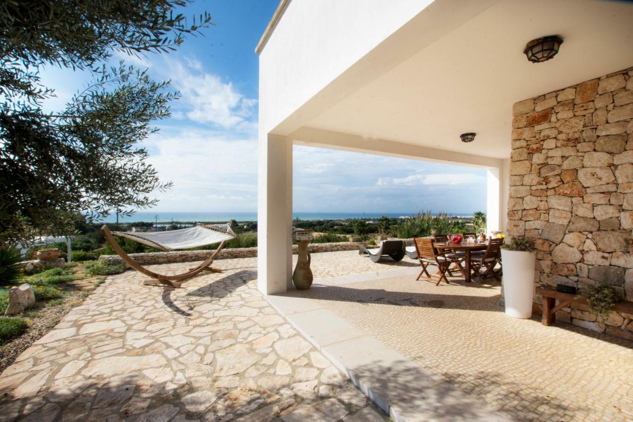 Le Gioie - Villa Macchia Mediterranea - Splendida Villa Vista Mare Immersa Nel Verde Torre Pali Ngoại thất bức ảnh